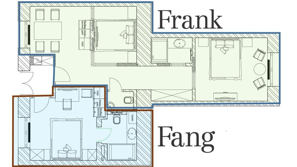 בודפשט Frank & Fang Apartments מראה חיצוני תמונה